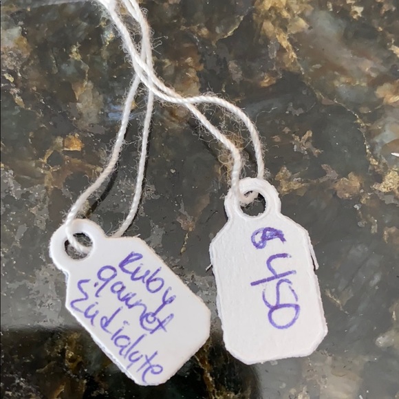 ⭐️ Genuine Ruby, Garnet, Eudialyte Sterling Bracelet - Picture 4 of 7